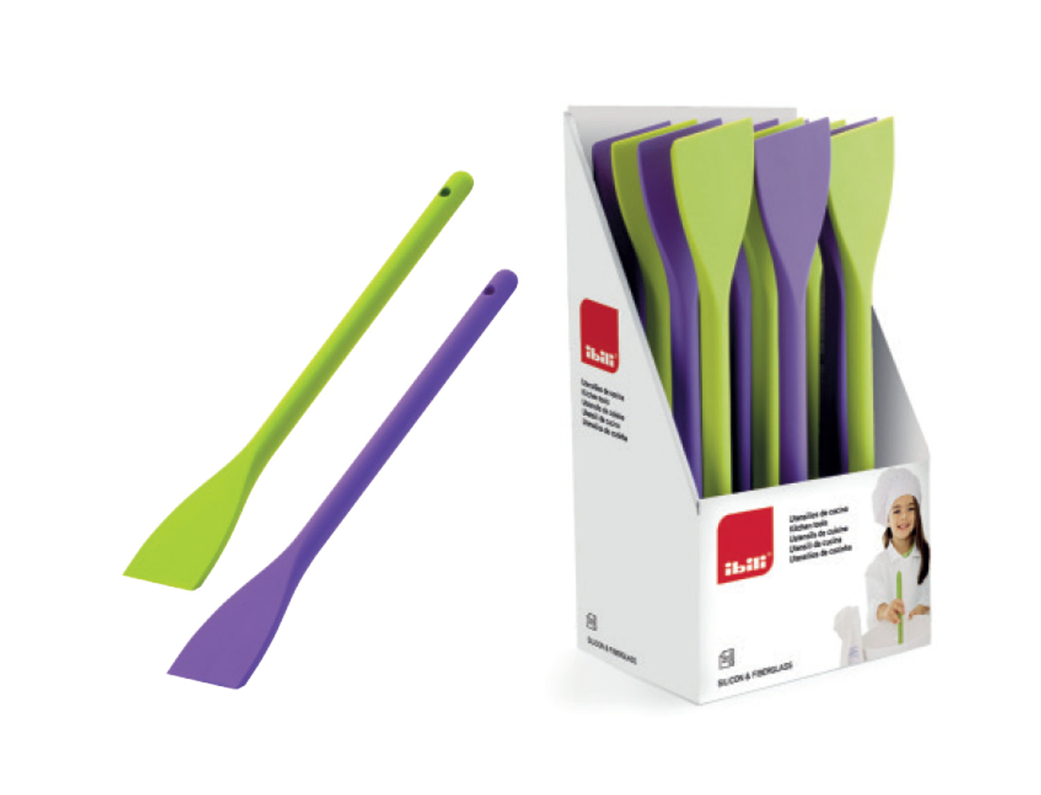 Ibili Espátula de silicona Fiberglass