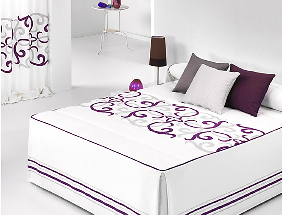 Reig Marti - Colcha edredón tipo 01 Vanity color Morado