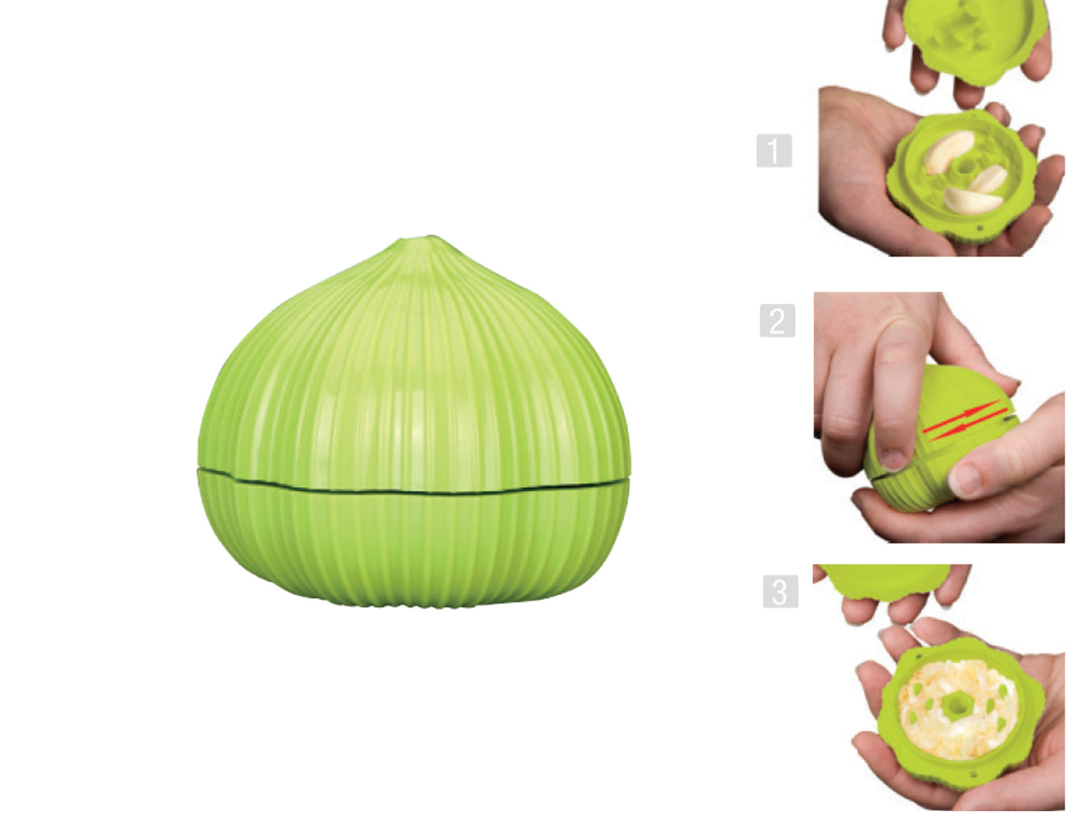 Ibili Picador de ajos verde