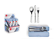 Set 3 cubiertos con estuche Lunch Away