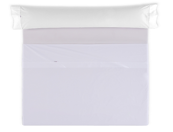 Estelia - Almohadón Estelia Combi Satén 300 Hilos 100% Algodón color Blanco