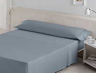 Juego de cama Estelia Biés 100% algodón percal 200 Hilos