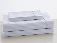 Juego de cama Estelia Satén 300 Hilos Listado 100% algodón