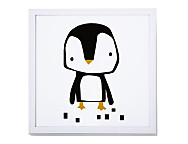 Cuadro infantil Nordic 1 Pingüino