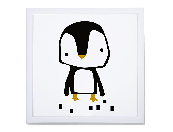 Confecciones Paula - Cuadro infantil Nordic 1 Pingüino