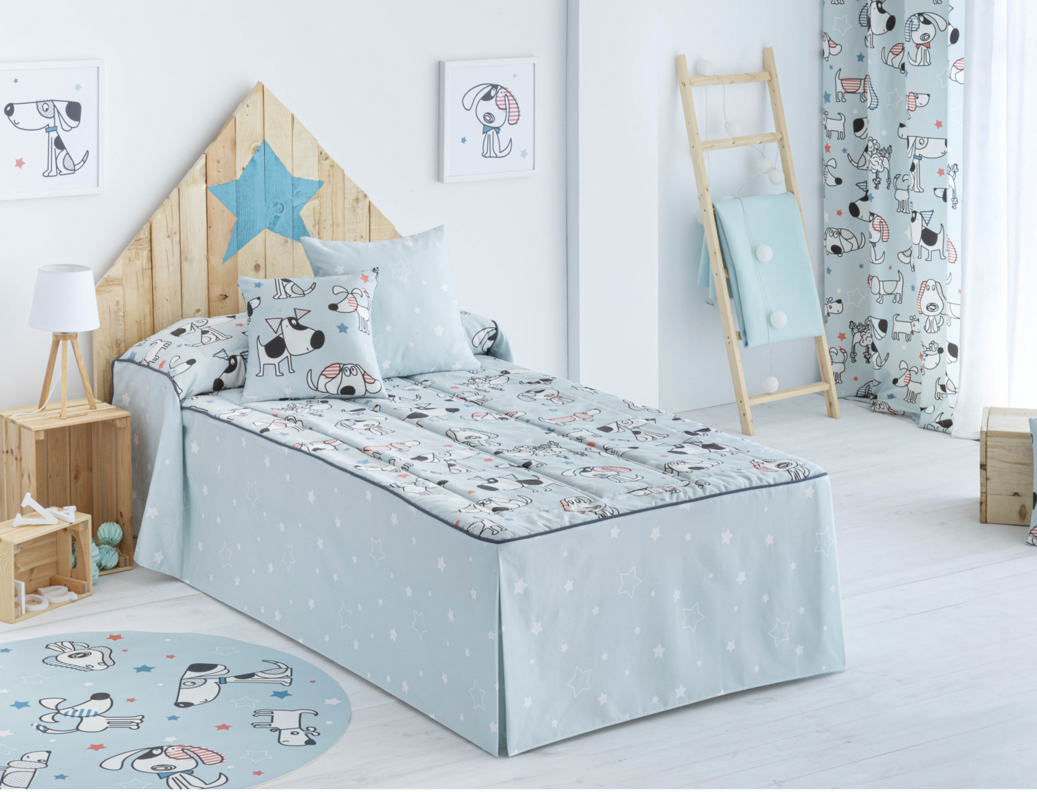 Confecciones Paula Colcha edredón Max con cojín incluido