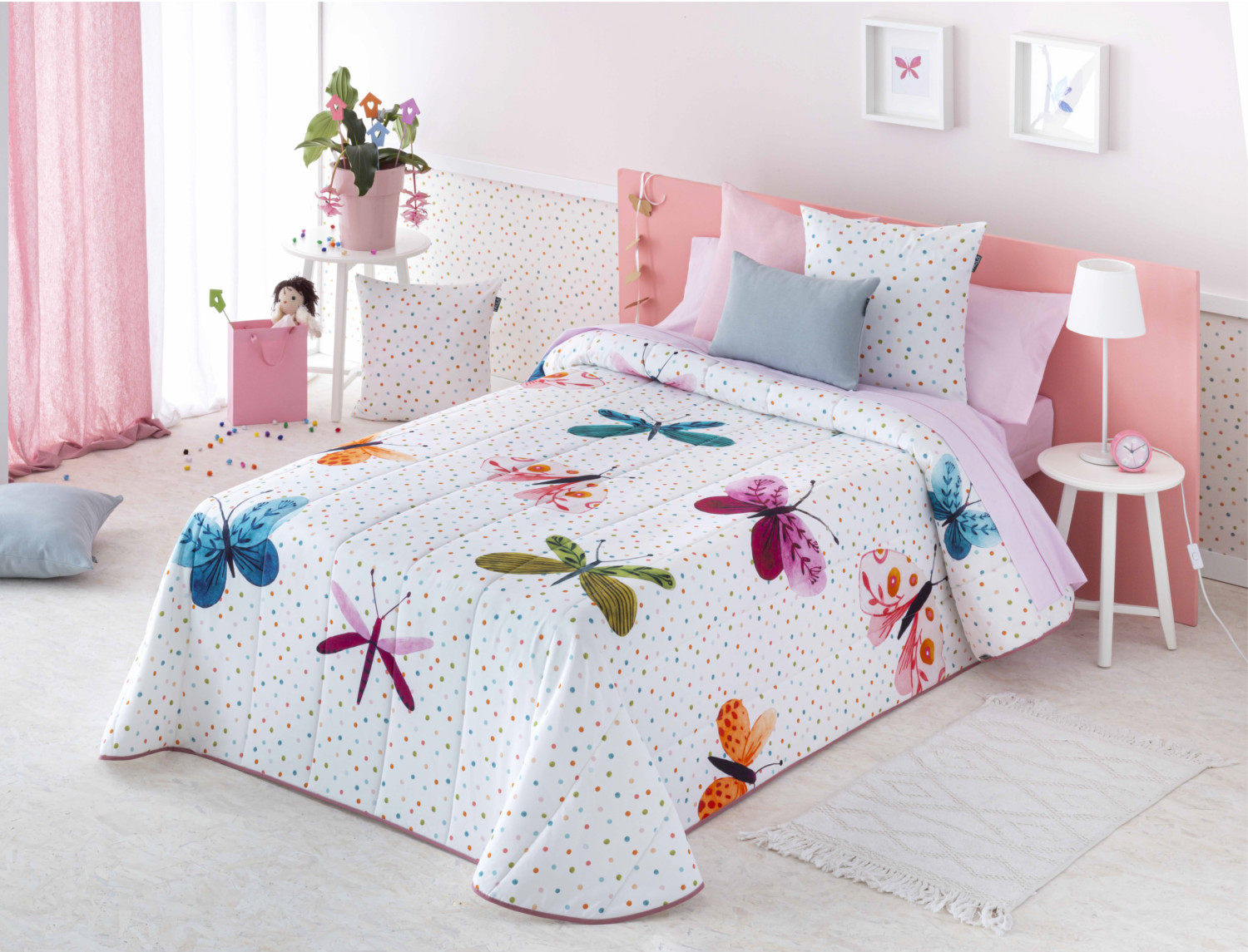 Confecciones Paula Edredón Bouti 100% Algodón Alegría doble relleno (200 gr)