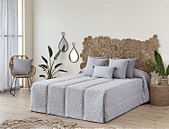 Edredón Conforter Pique Manises color Beige, Blanco o Gris