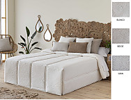 Edredón Conforter Pique Manises color Beige, Blanco o Gris