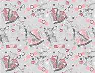 Cortina con ollaos Fashion