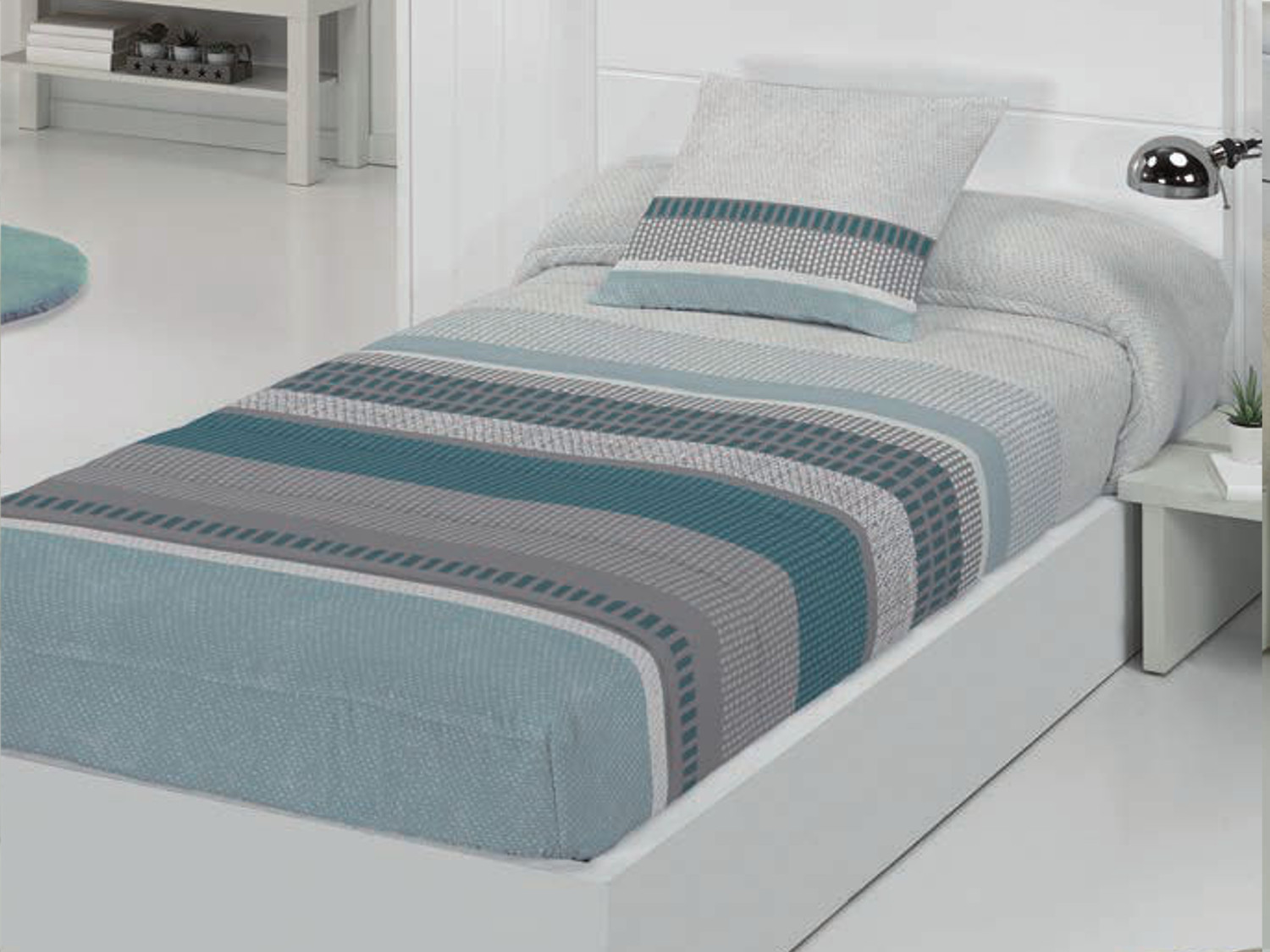 JVR Edredón ajustable Silver Multicolor