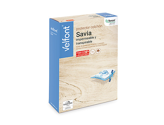 Velfont - Protector de colchón impermeable Savia Tencel