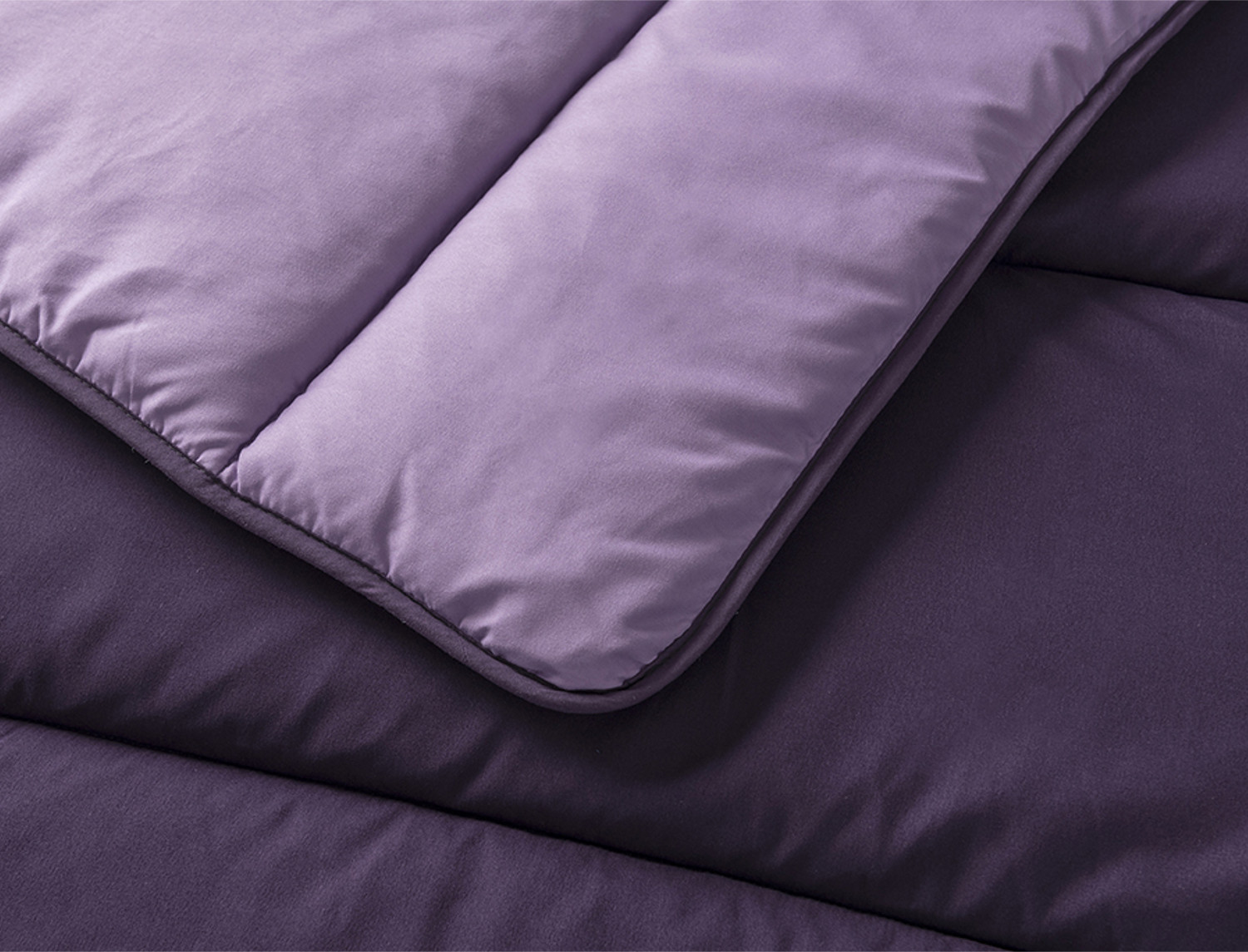 Velfont Edredón Reversible Bicolor Denver Color Morado/Lila cama 135 últimas unidades