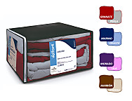 Edredón Reversible Bicolor Denver Color largo 270cm Marino/Celeste cama 90 últimas unidades