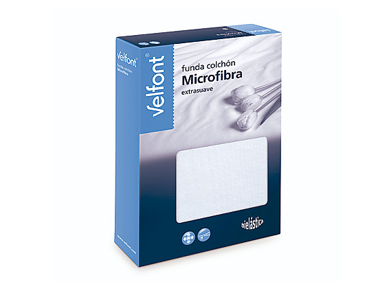 Velfont - Funda de colchón bielástica rizo Microfibra