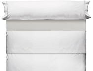 Juego de cama Liso con vivo 100% Algodón
