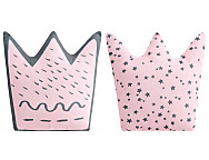 Cojines con relleno Little Crown Rosa (pack de 2)