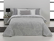Funda nórdica Jacquard Enoli color Gris o Lino