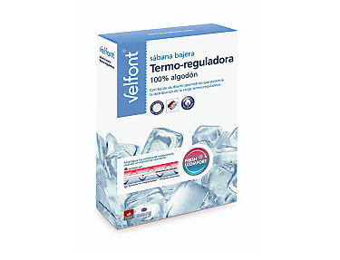 Velfont - Bajera ajustable 100% Algodón Termo Regulador