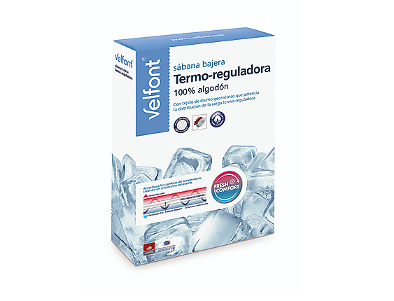 Velfont - Bajera ajustable 100% Algodón Termo Regulador