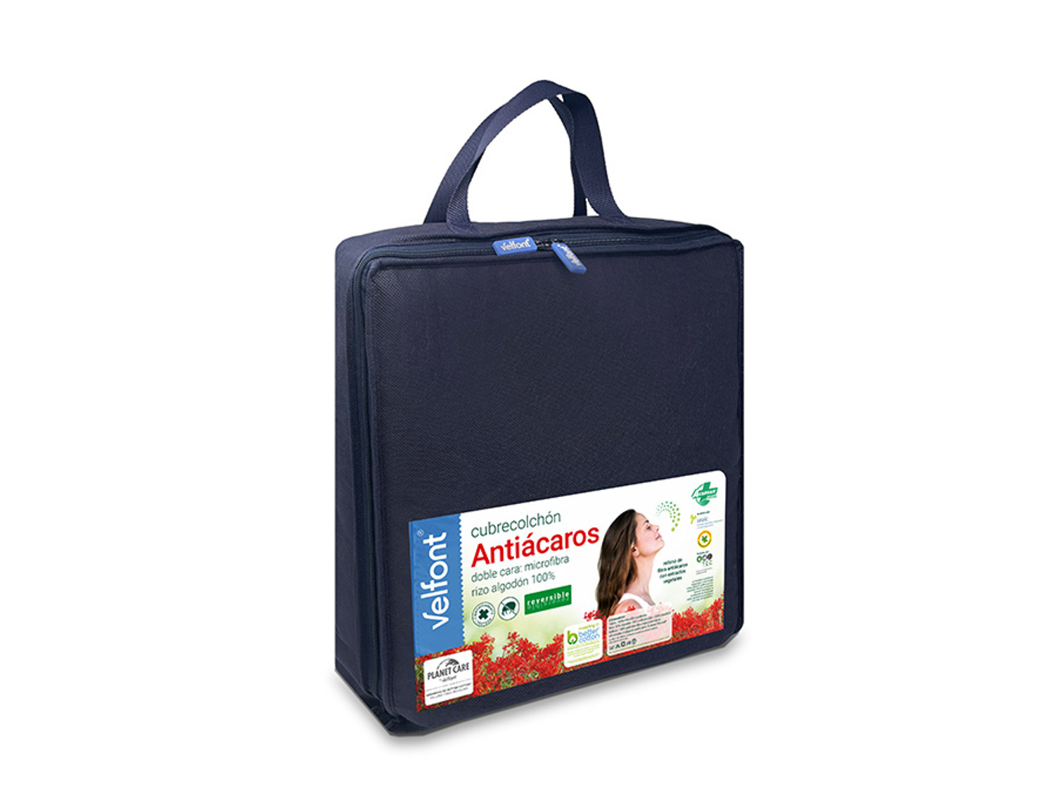 Velfont Cubrecolchón acolchado Antiácaros reversible últimas unidades