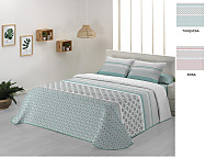 Haz clic para ampliar Colcha Bouti Haití color Rosa o Turquesa