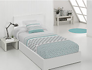 Edredón ajustable Haití color Rosa o Turquesa