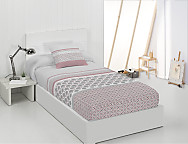 Edredón ajustable Haití color Rosa o Turquesa