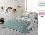 Colcha Bouti Niza color Rosa o Turquesa