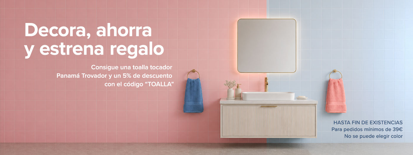 Promoción toallas 5% de descuento