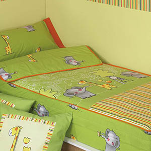 Colcha capa reversible Mole Beige cama 90 - Centro Textil Hogar